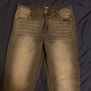 Brand new fashion nova grey skinny jeans!